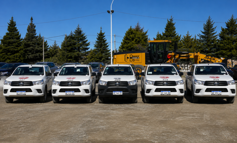 Modernización urbana: Bariloche presentó una nueva flota de maquinaria pesada para optimizar los servicios en las delegaciones barriales