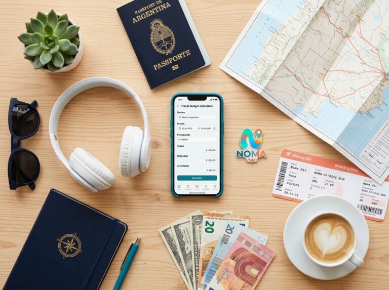 Cómo calcular el presupuesto de tu viaje desde Argentina en minutos