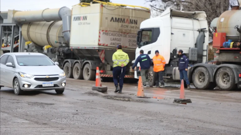 Refuerzan los controles preventivos en la Ruta Nacional 151 por el deterioro de la calzada