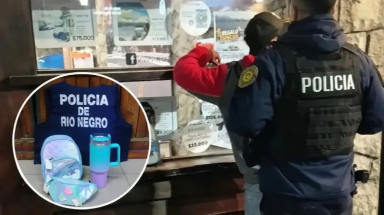 Demoran a un hombre en pleno centro de Bariloche tras robar mercadería en un local de la calle Mitre